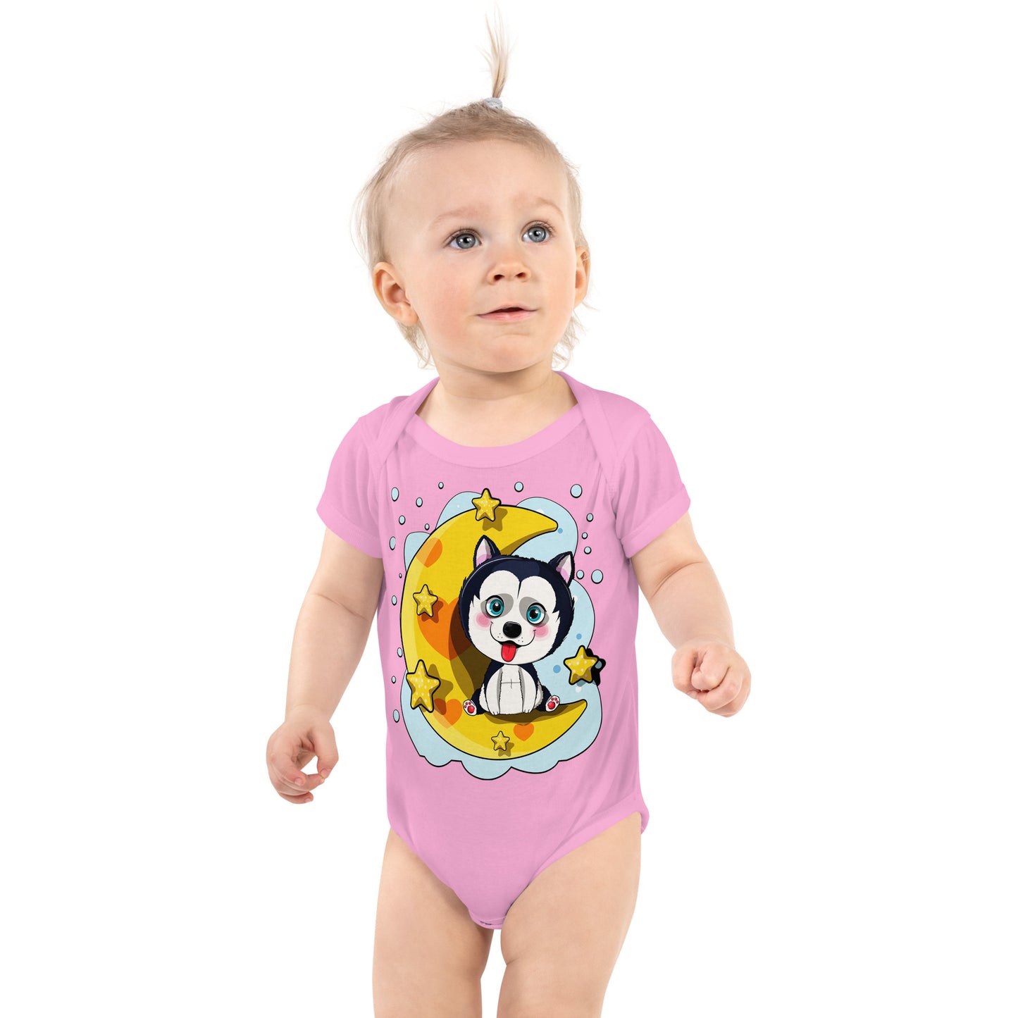Cute Puppy Husky Bodysuit, No. 0384