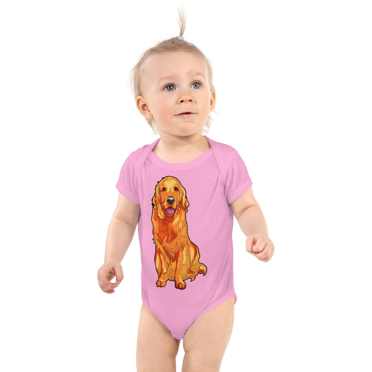 Cool Golden Retriever Dog Bodysuit, No. 0581
