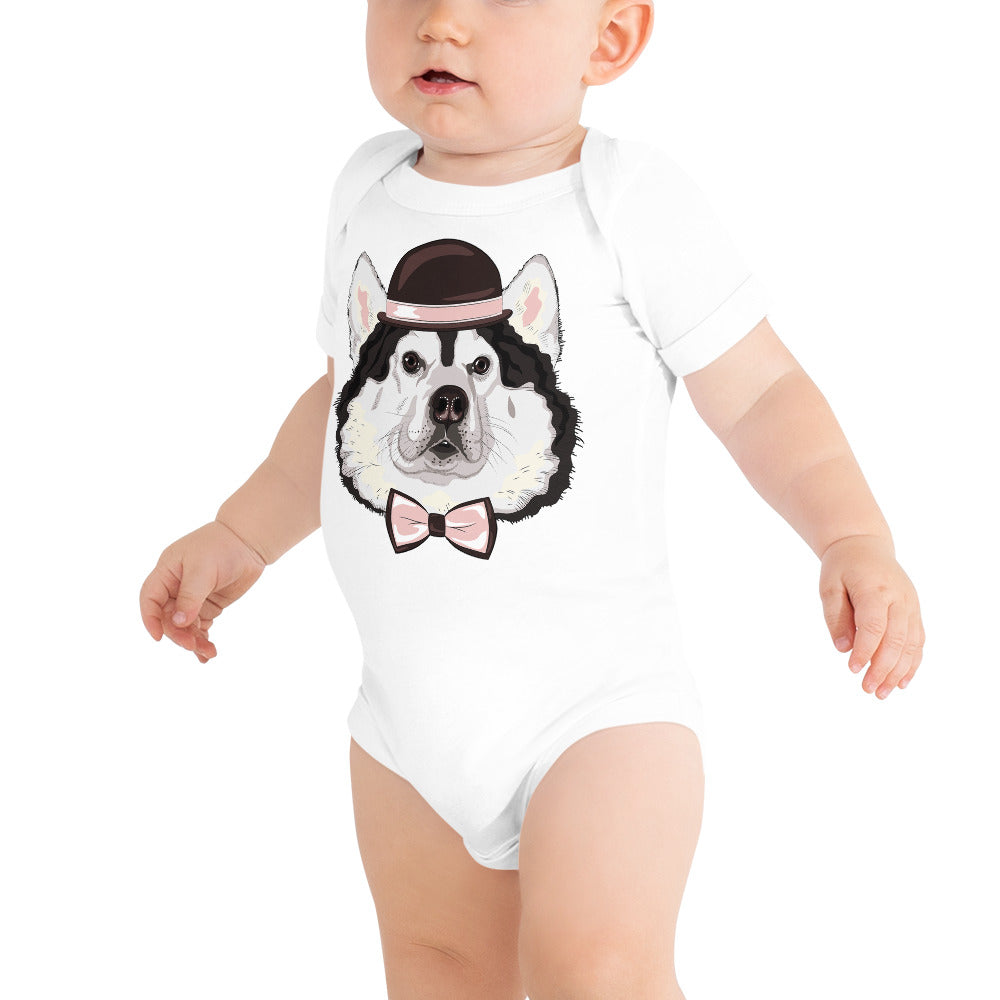 Alaskan Malamute Dog Bodysuit, No. 0568