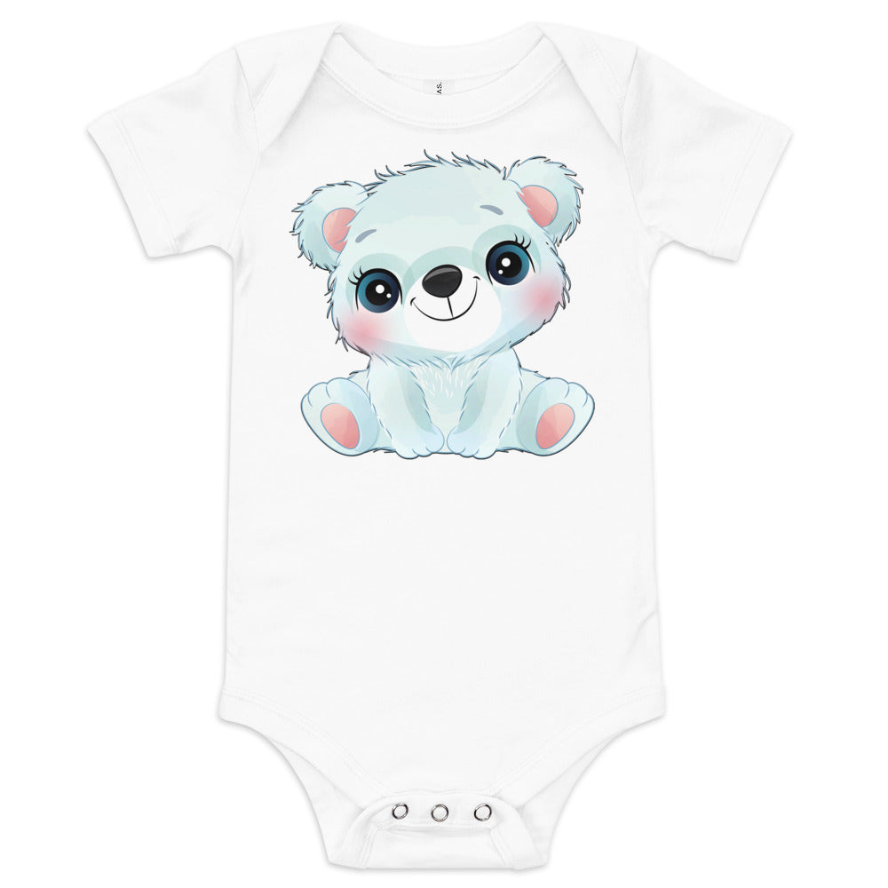 Cute Polar Dog Bodysuit, No. 0219