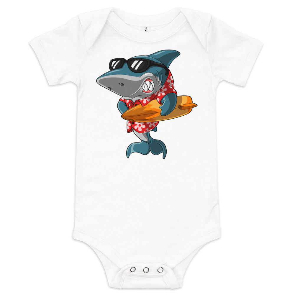 Cool Shark Surfing Bodysuit, No. 0133