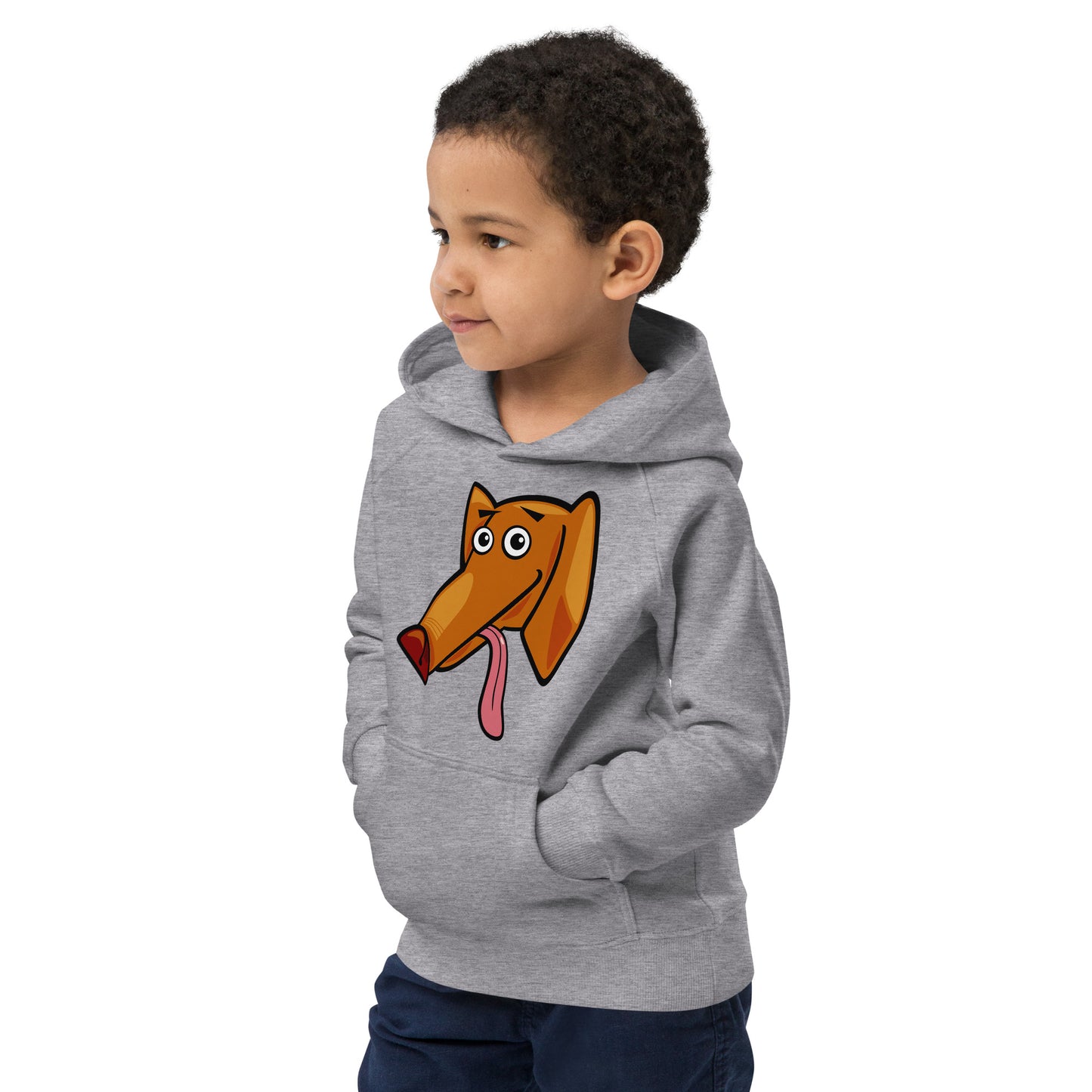 Comic Dog Face Hoodie, No. 0115