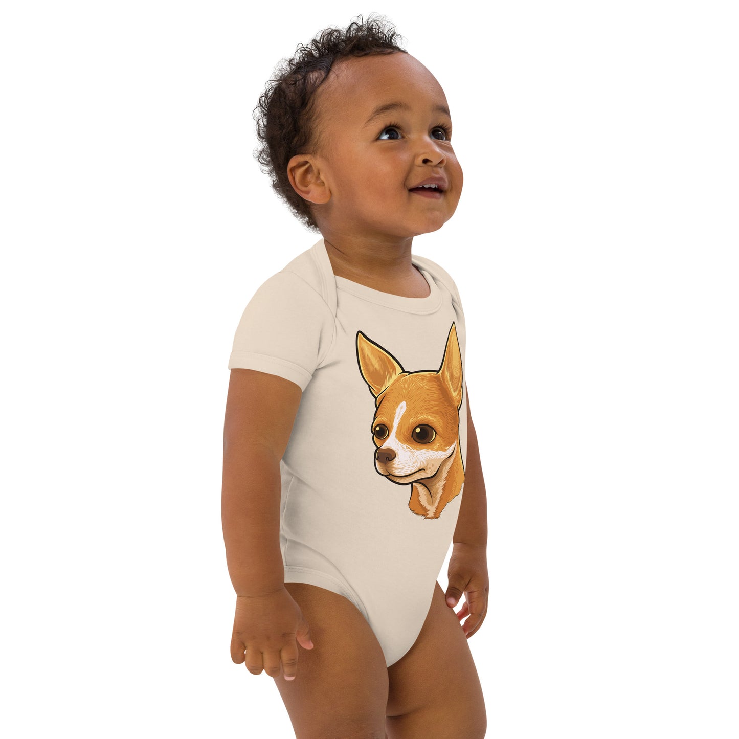 Chihuahua Dog Portrait Bodysuit, No. 0572