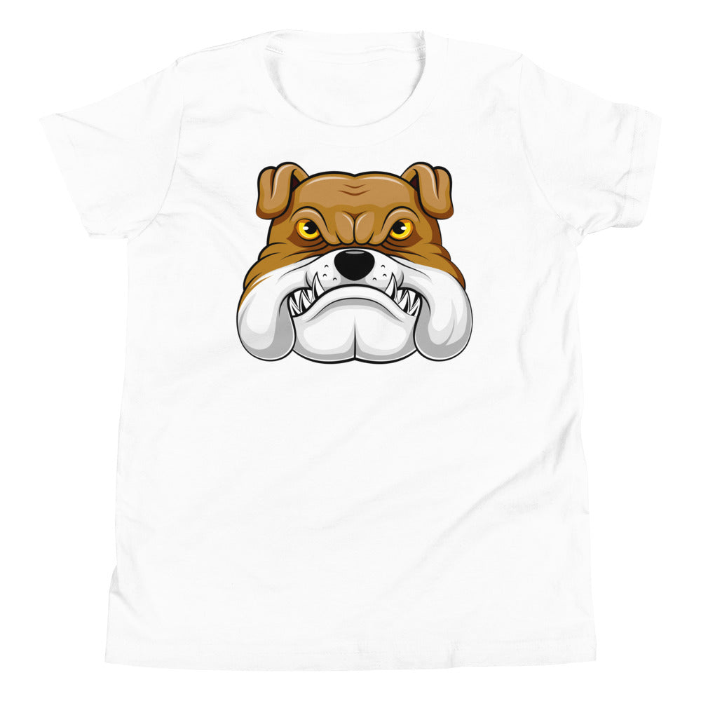 Bulldog Dog Face T-shirt, No. 0108