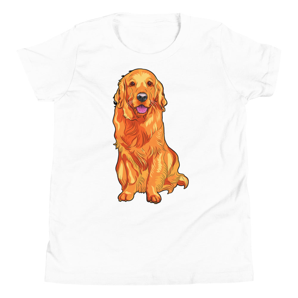 Cool Golden Retriever Dog T-shirt, No. 0581