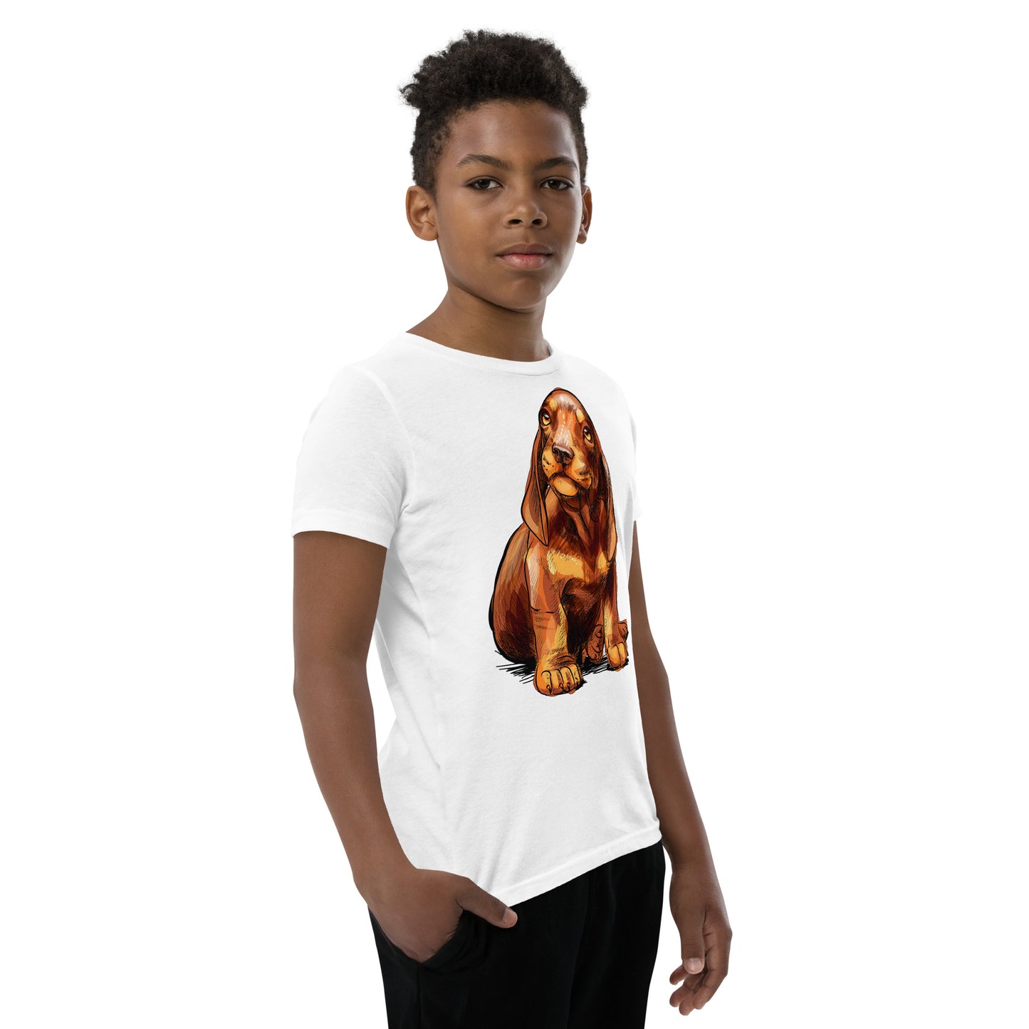 Cute Dachshund Puppy Dog T-shirt, No. 0591