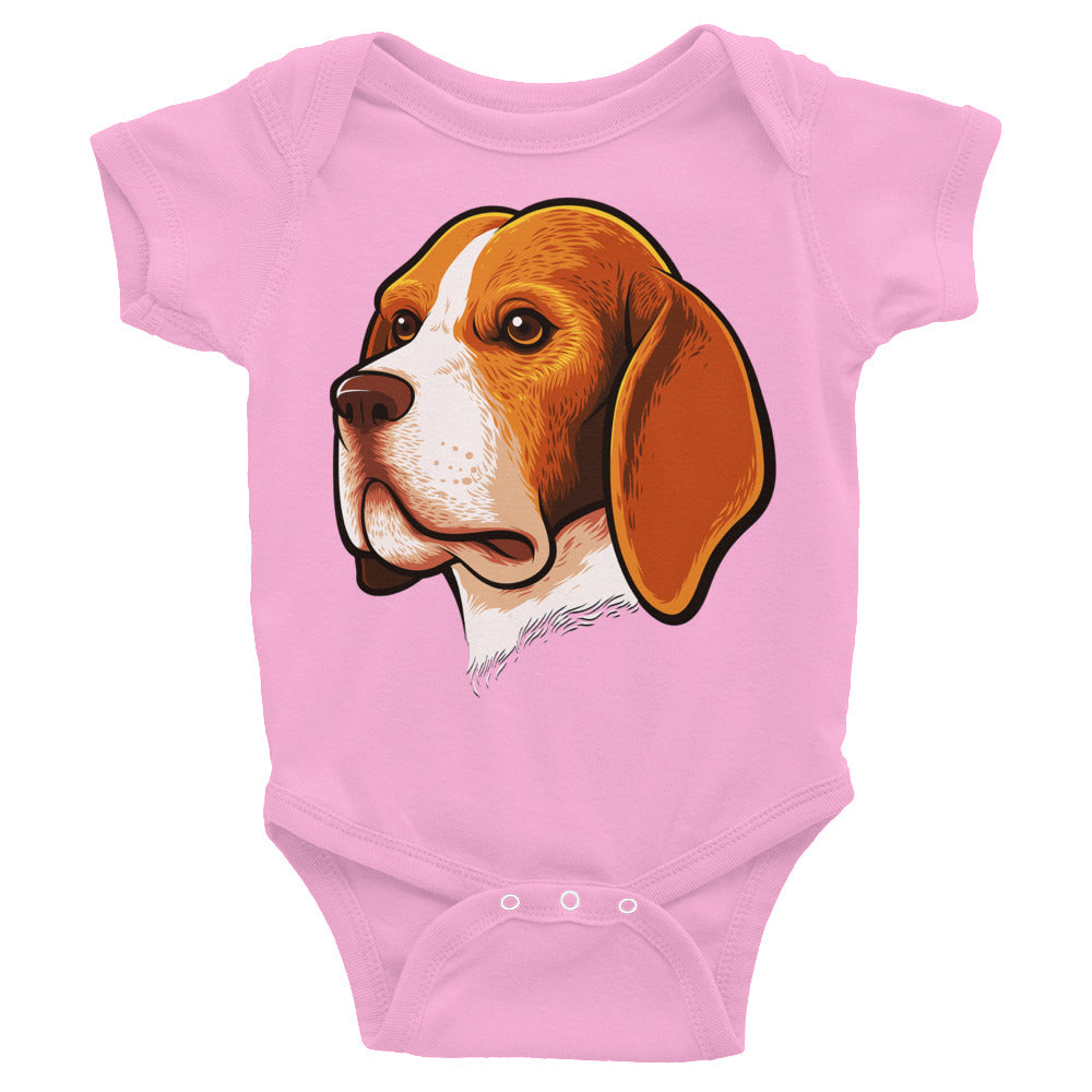 Beagle Dog Portrait, Bodysuits, No. 0105