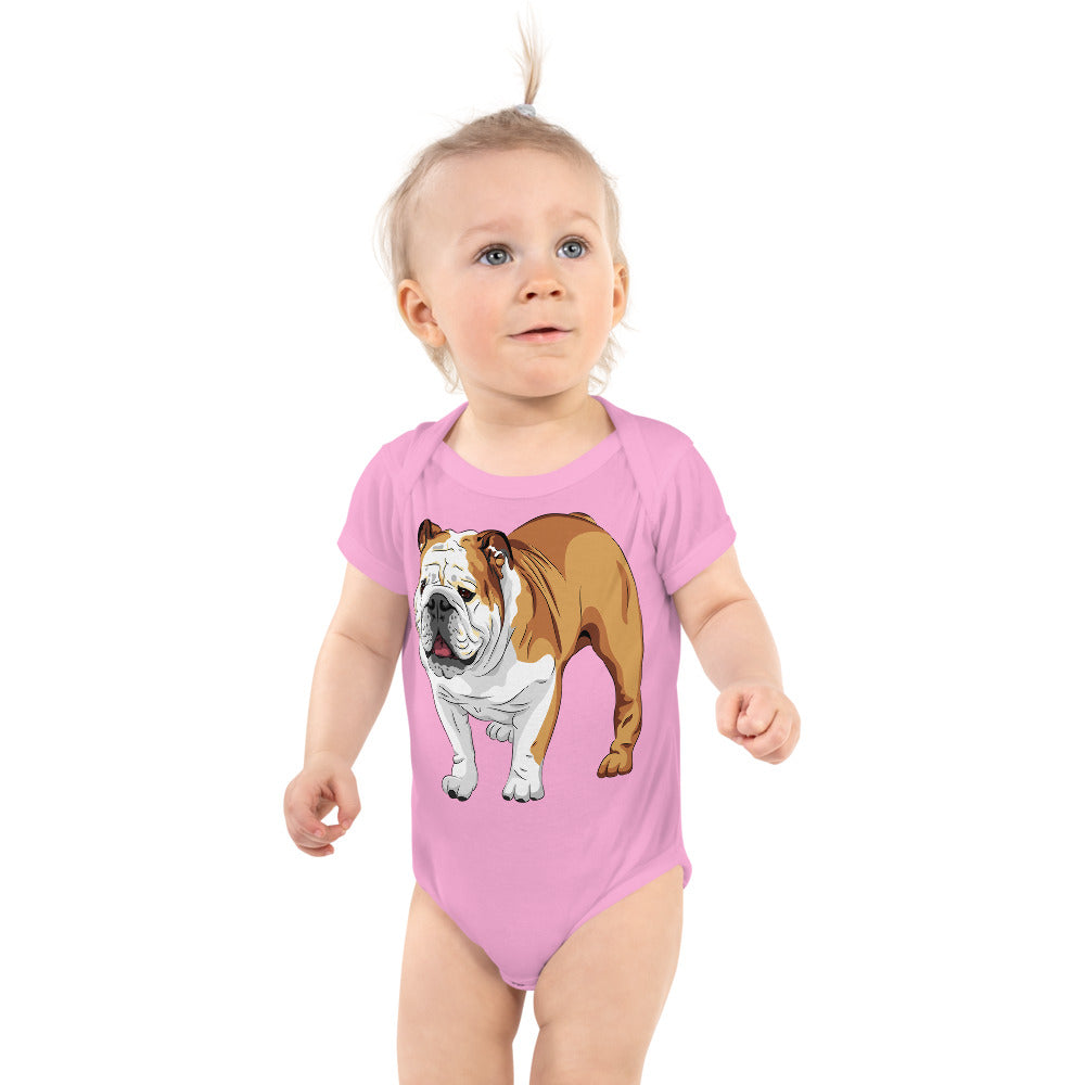 Cool English Bulldog Dog, Bodysuits, No. 0129
