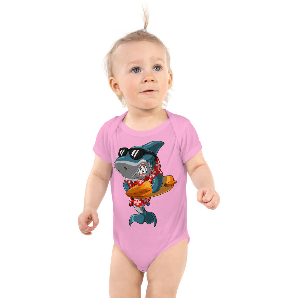 Cool Shark Surfing, Bodysuits, No. 0133