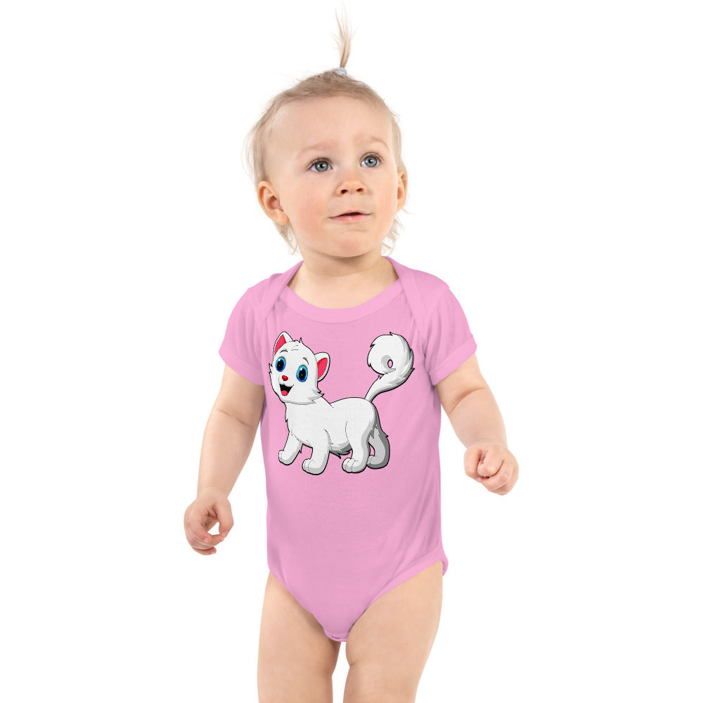 Cool White Cat, Bodysuits, No. 0135