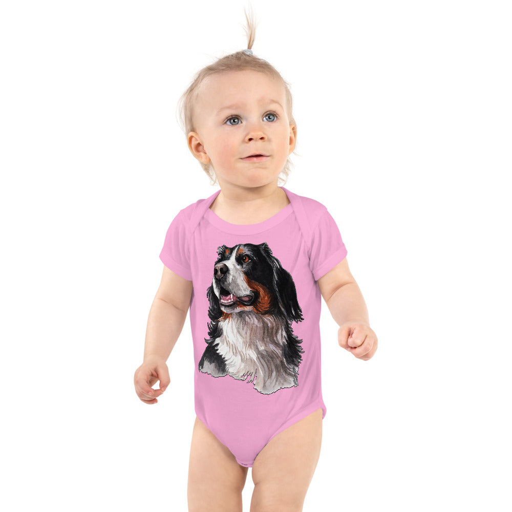 Cute Dog Portrait, Bodysuits, No. 0593