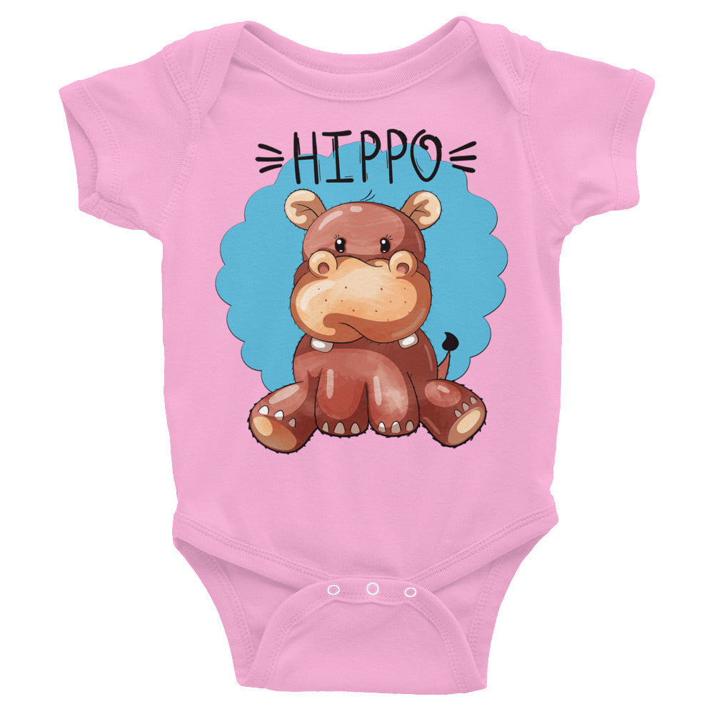Cute Hippo, Bodysuits, No. 0304
