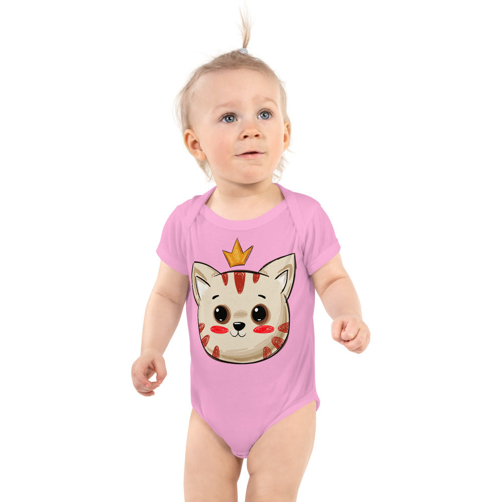Cute Kitty Cat Face, Bodysuits, No. 0209