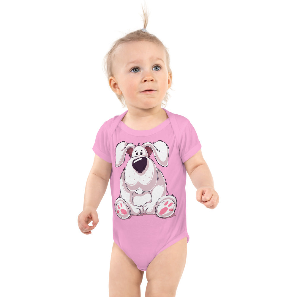 Cute Illustrated Dog, Bodysuits, No. 0596