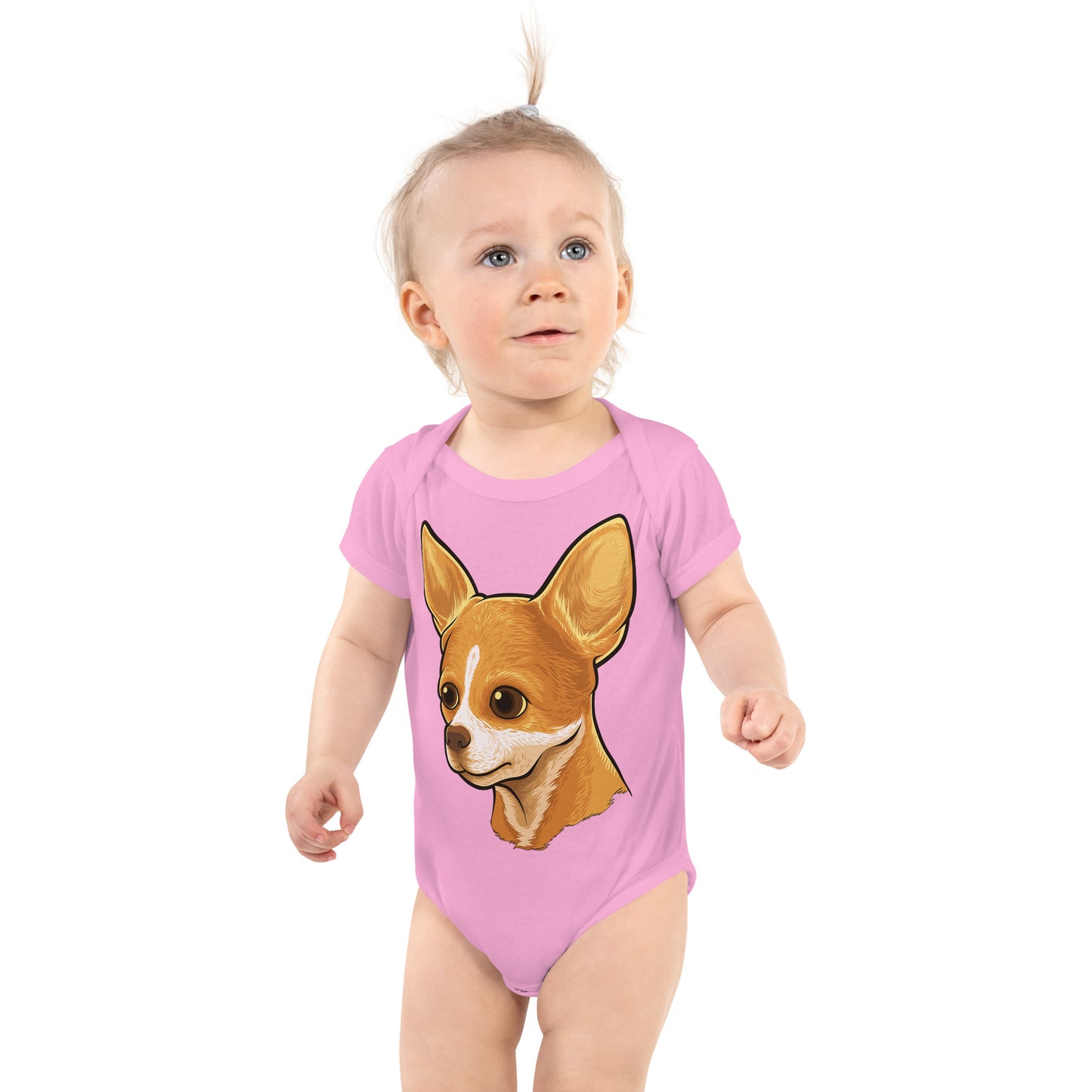 Chihuahua Dog Portrait Bodysuit, No. 0572