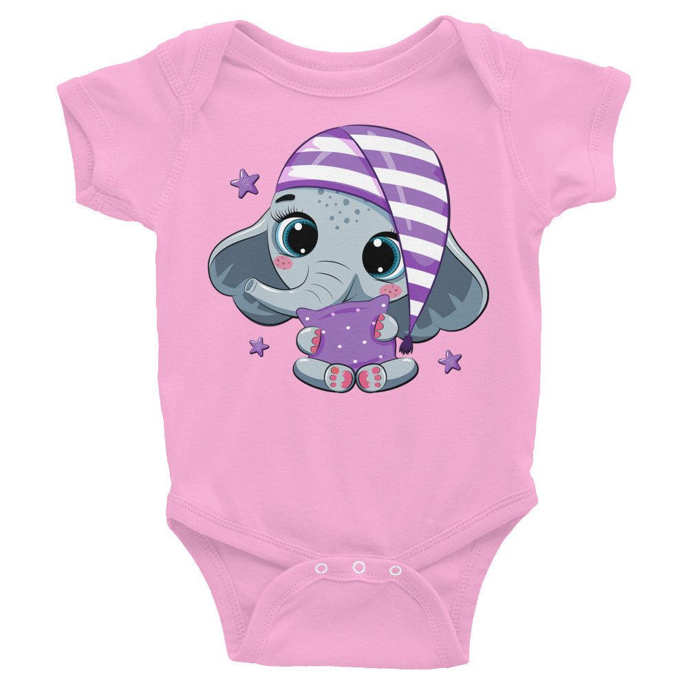 Baby Elephant Bodysuit, No. 0038