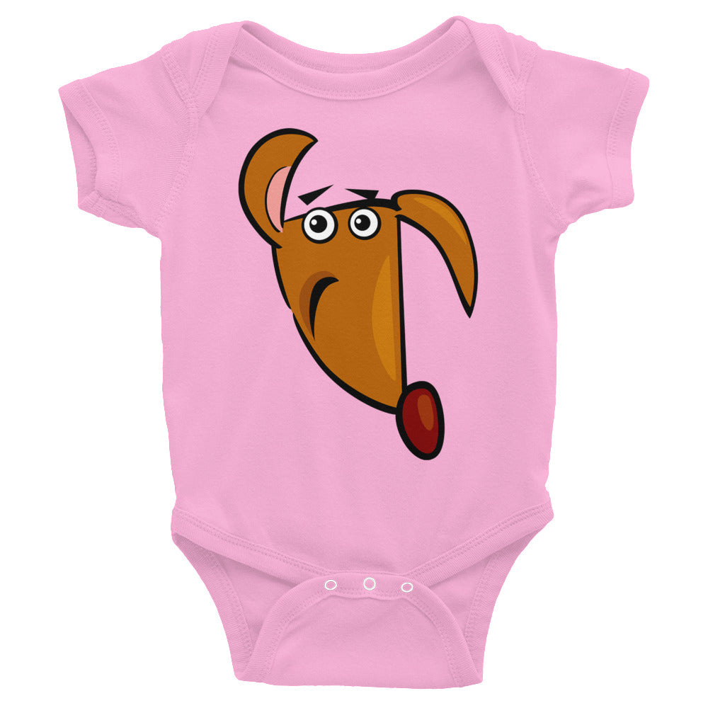Cute Dog Face Bodysuit, No. 0188
