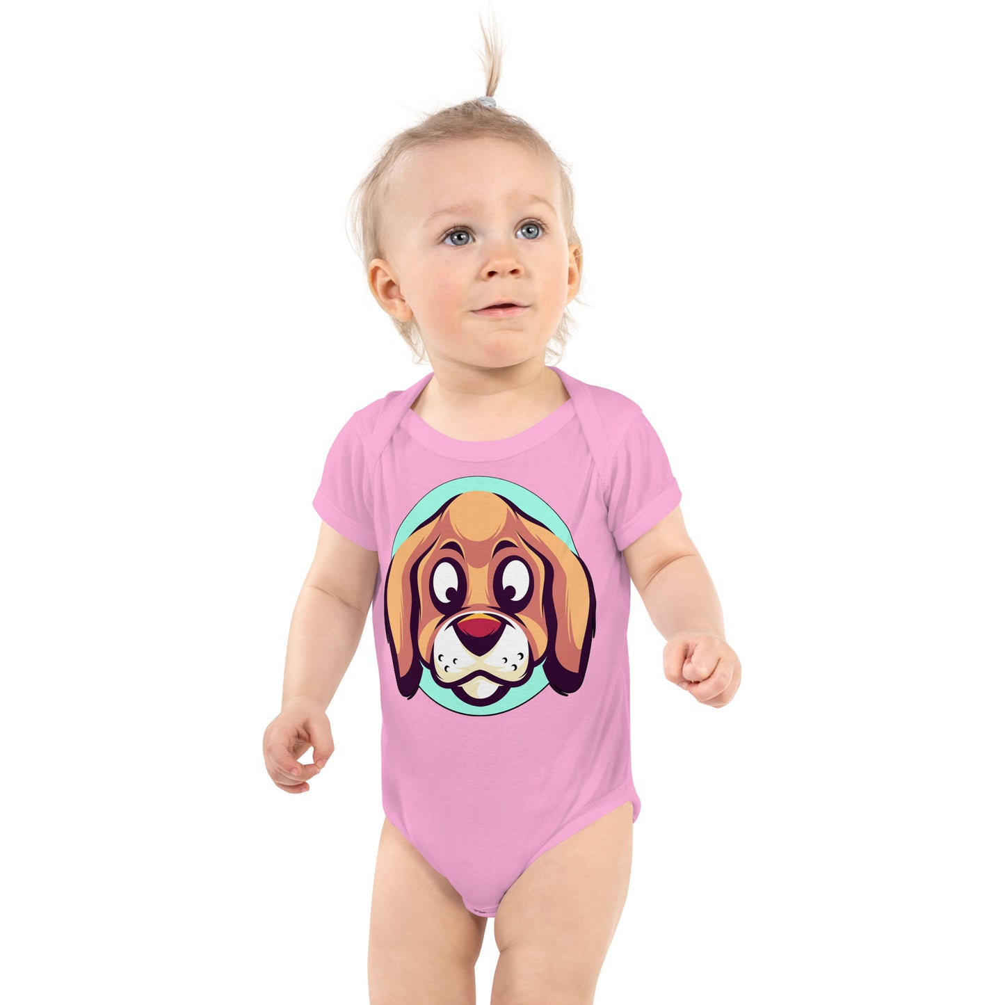 Cute Dog Head Bodysuit, No. 0189