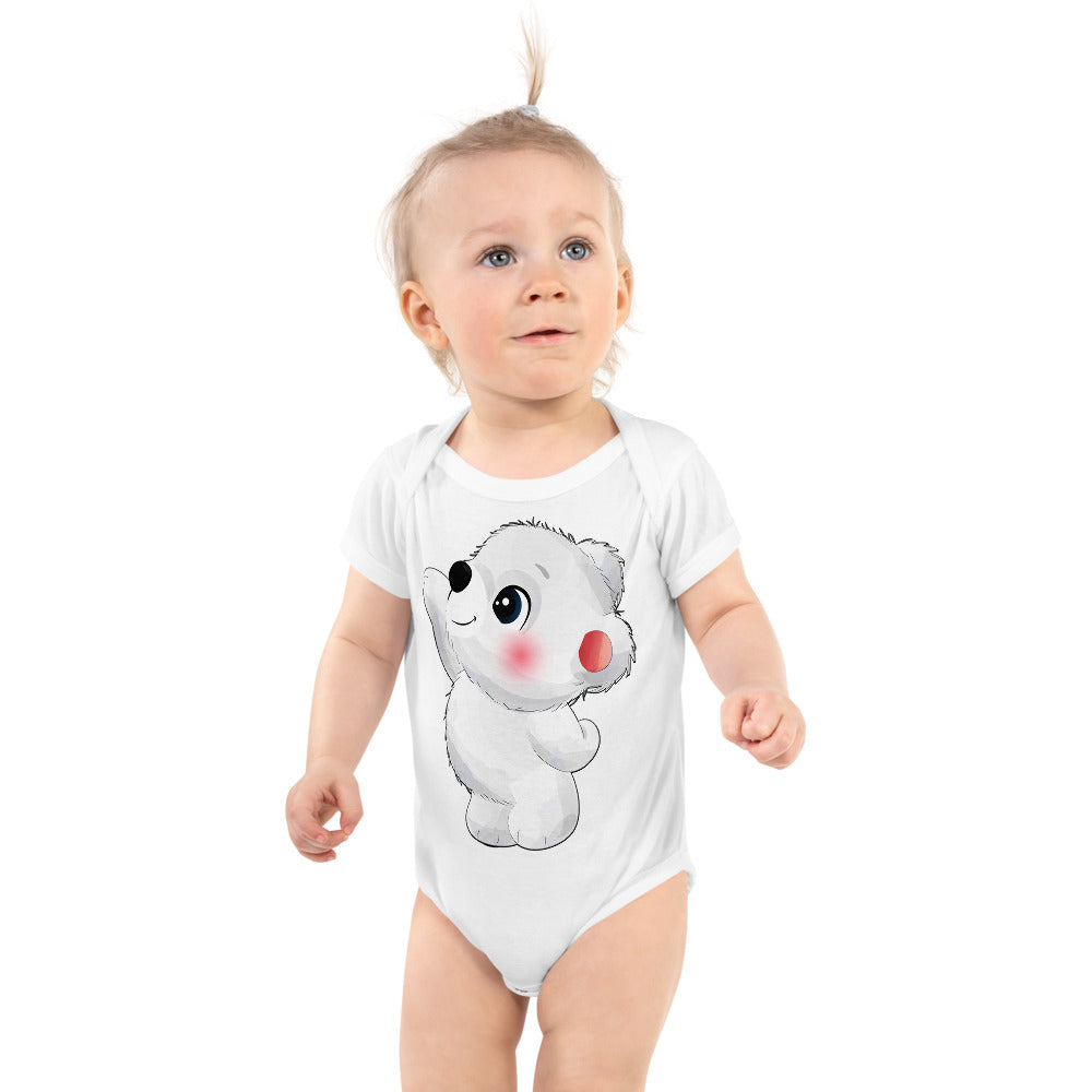 Adorable Polar Bear, Bodysuit, No. 0020