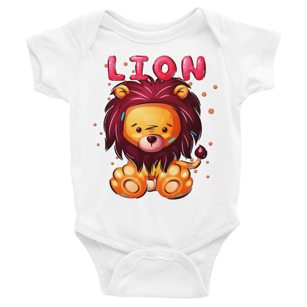 Cute Lion Bodysuit, No. 0350