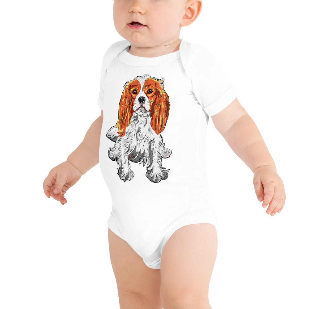 Cavalier King Charles Spaniel Dog Bodysuit, No. 0111