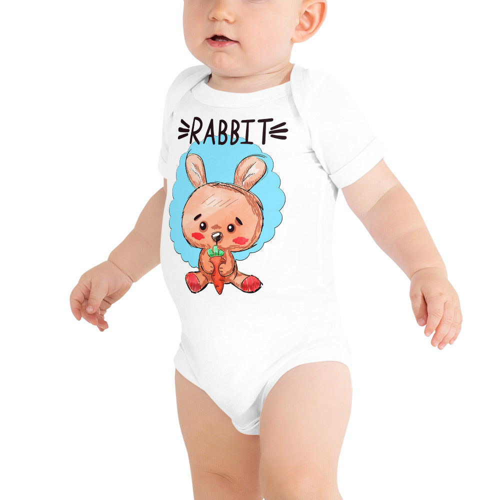 Rabbit with Carrot Bodysuit, No. 0491