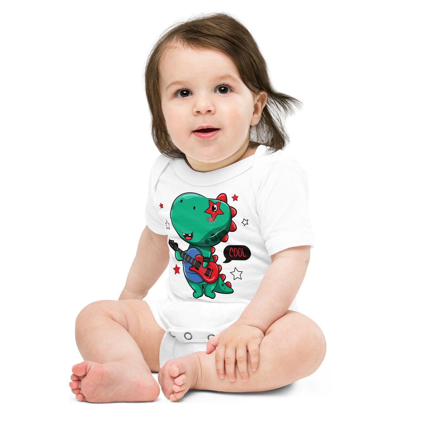 Rock Star Dinosaur Bodysuit, No. 0492