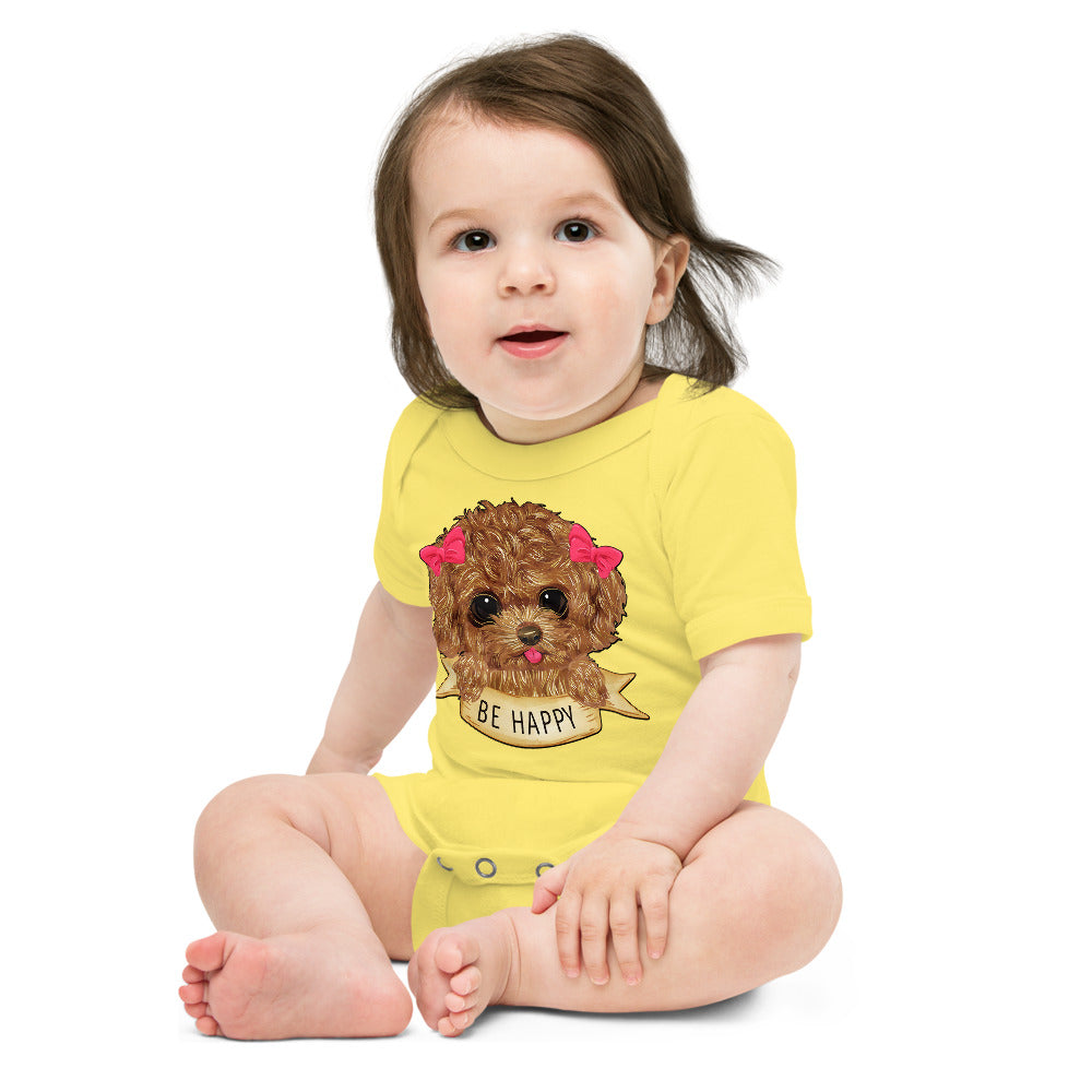 Happy Dog Puppy, Bodysuits, No. 0457