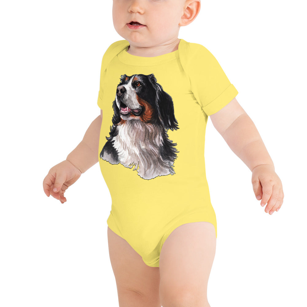 Cute Dog Portrait, Bodysuits, No. 0593