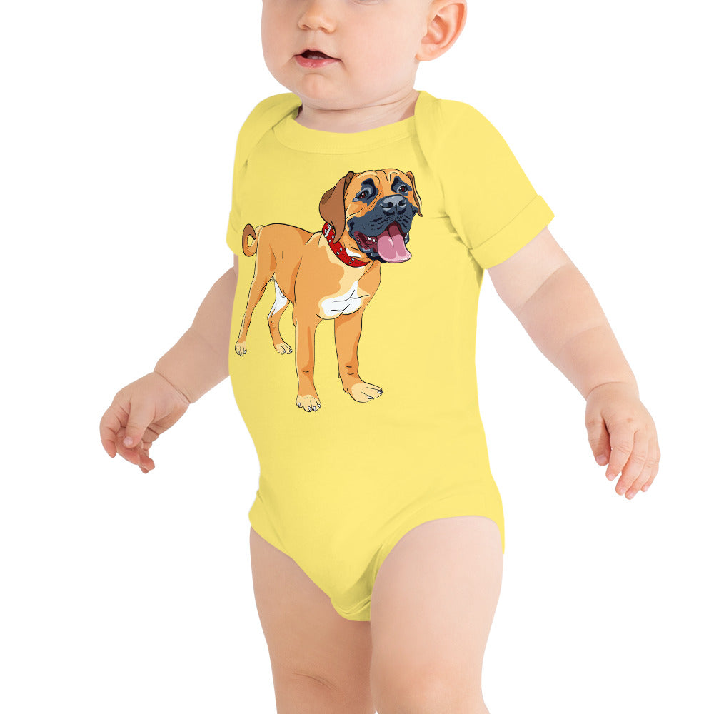 Cute Boerboel Dog, Bodysuits, No. 0250