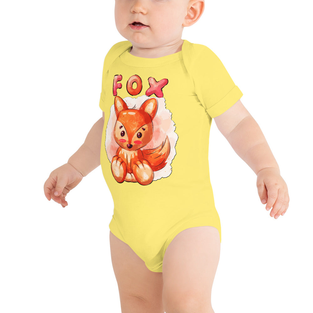 Cute Fox, Bodysuits, No. 0423