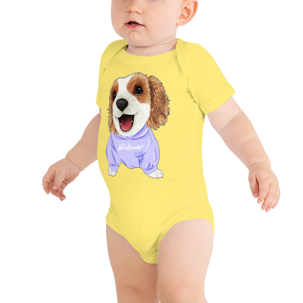 Cute Puppy Dog, Bodysuits, No. 0380