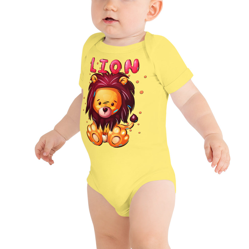 Cute Lion, Bodysuits, No. 0350