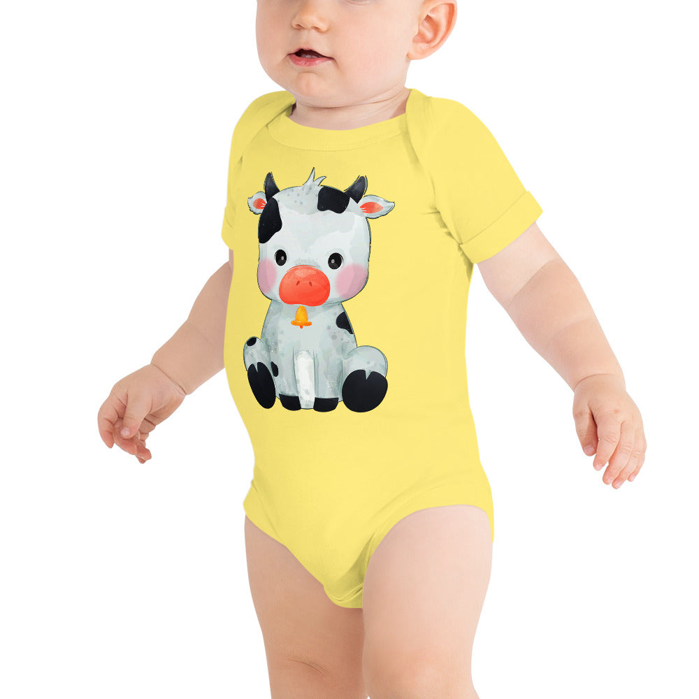 Cute Baby Cow Bodysuit, No. 0034