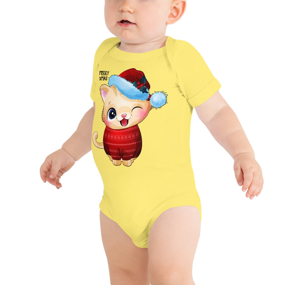 Christmas Kitty Bodysuit, No. 0005