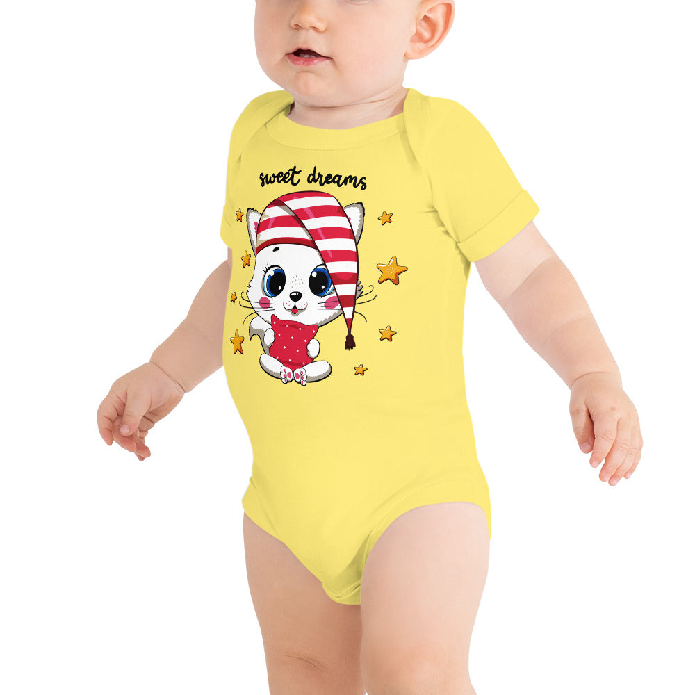 Cute Kitty Cat Wants Sleep Bodysuit, No. 0325