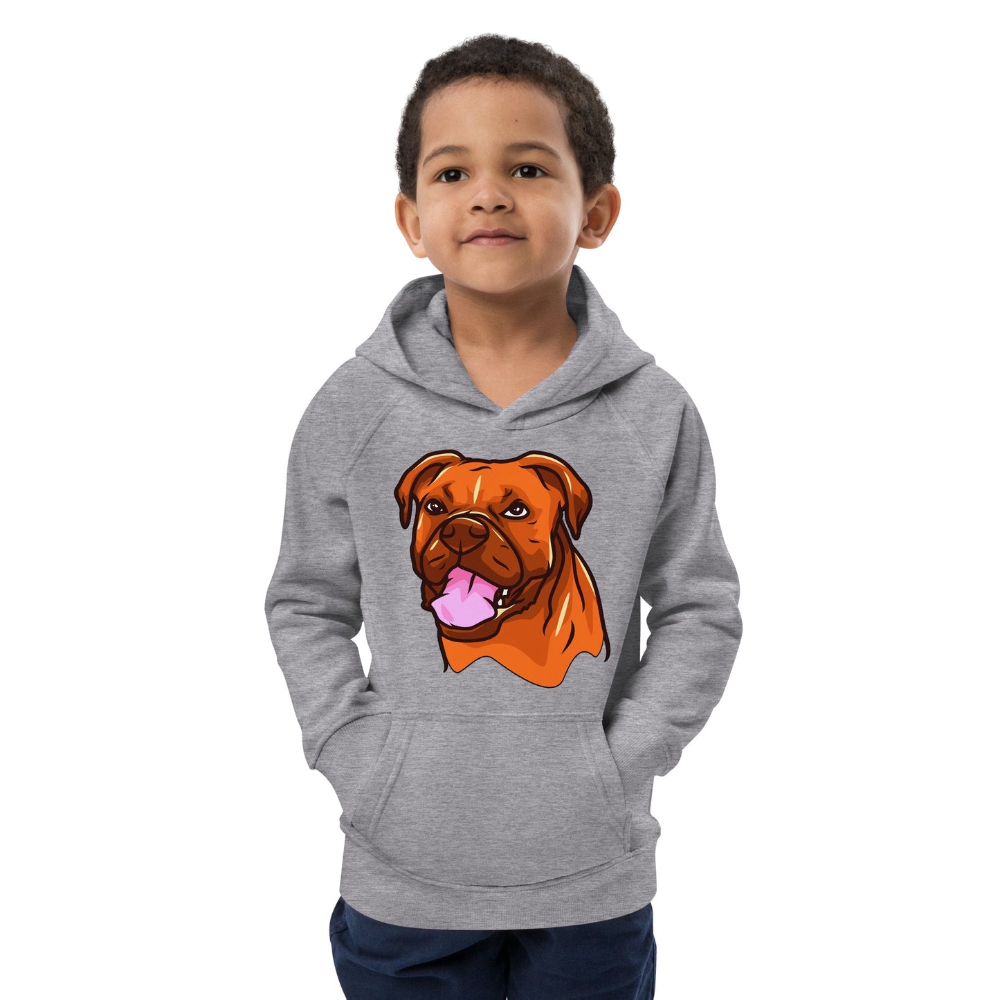 Boxer Dog Hoodie, No. 0107