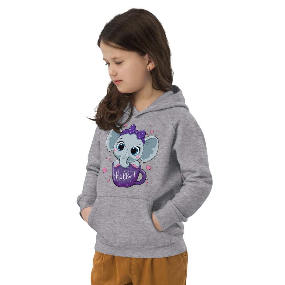Baby Elephant inside Cup, Hoodies, No. 0047