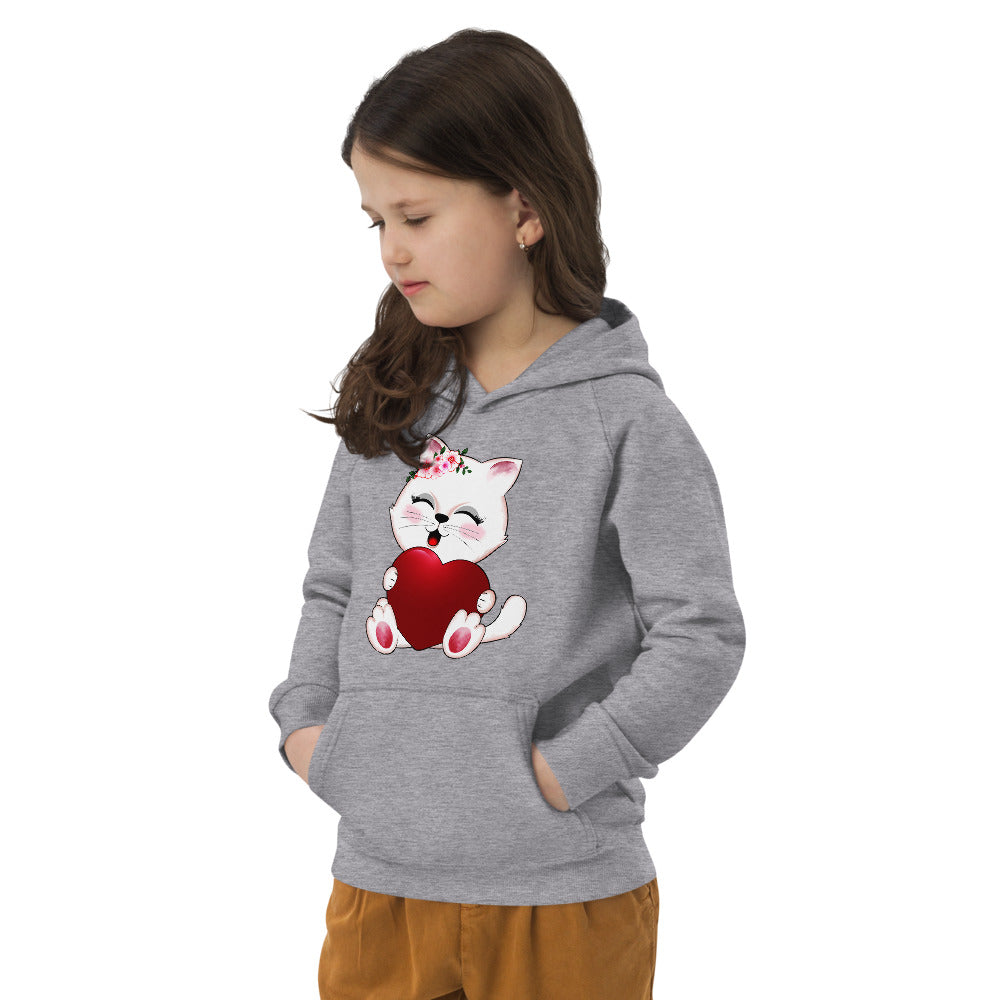 Lovely Cat in Love, Hoodies, No. 0469