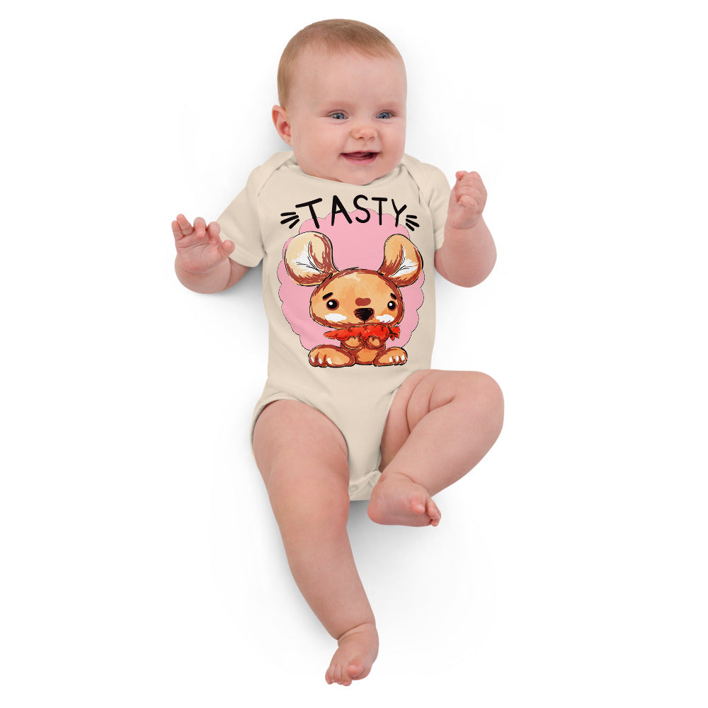 Mouse with Carrot, Bodysuits, No. 0043