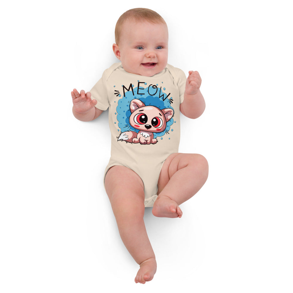 Funny Cute Kitty Cat, Bodysuits, No. 0409