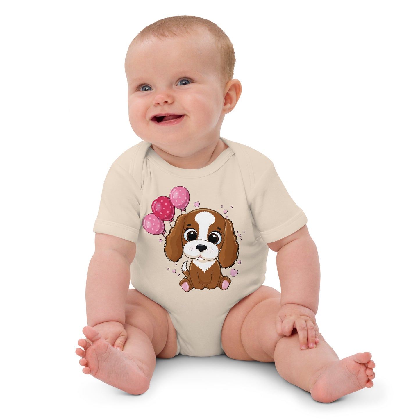 Cool Dog with Balloons Bodysuit, No. 0052