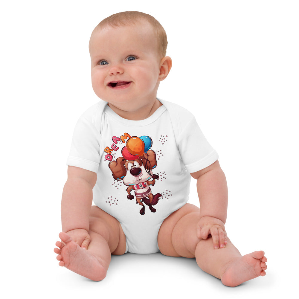 Funny Flying Dog, Bodysuits, No. 0500