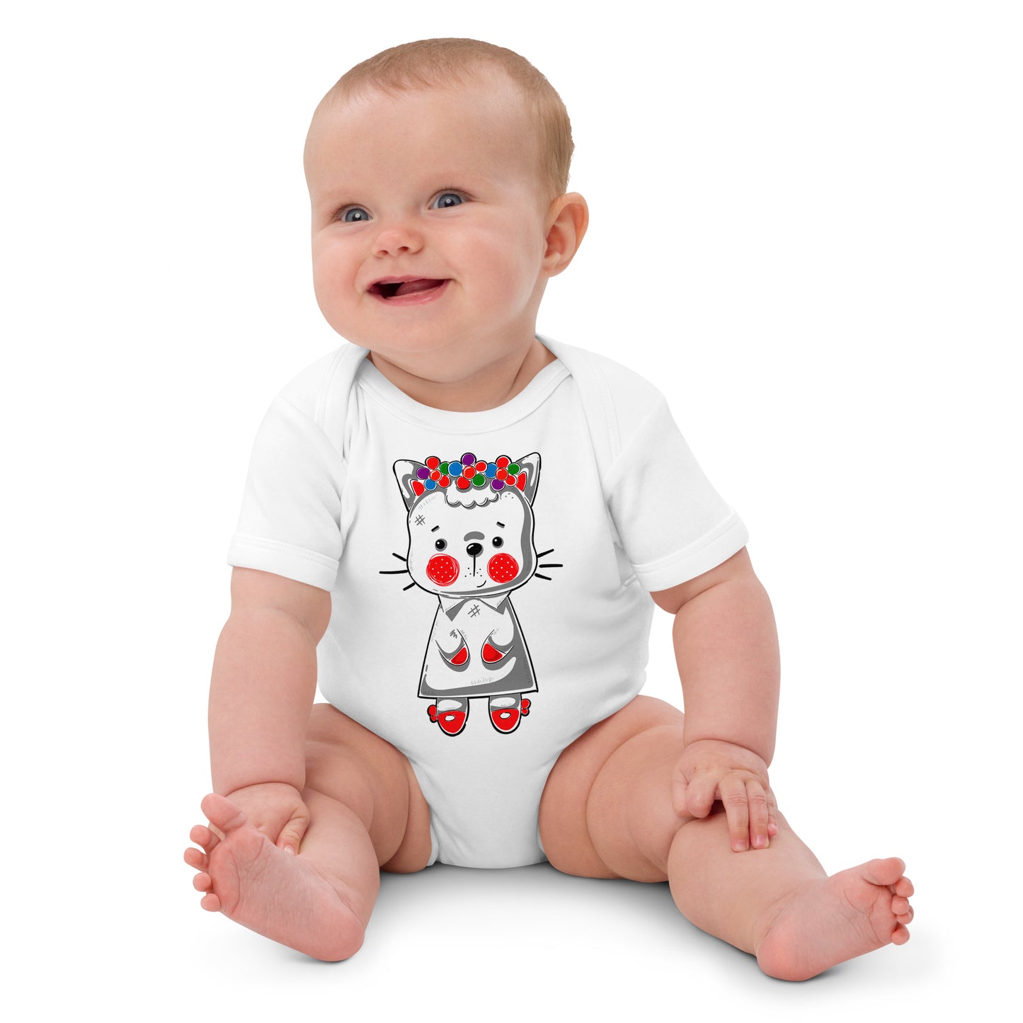 Cute Baby Kitty Cat Bodysuit, No. 0276