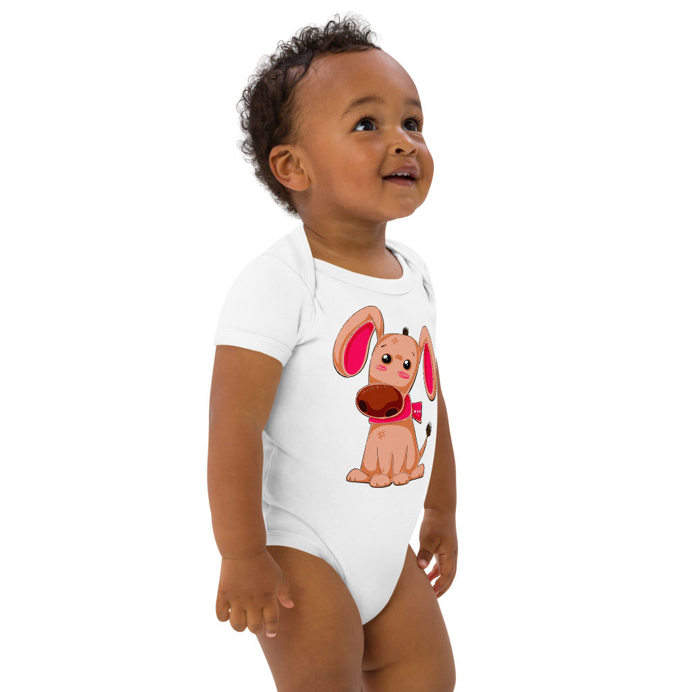 Cute Teddy Puppy Dog, Bodysuits, No. 0233