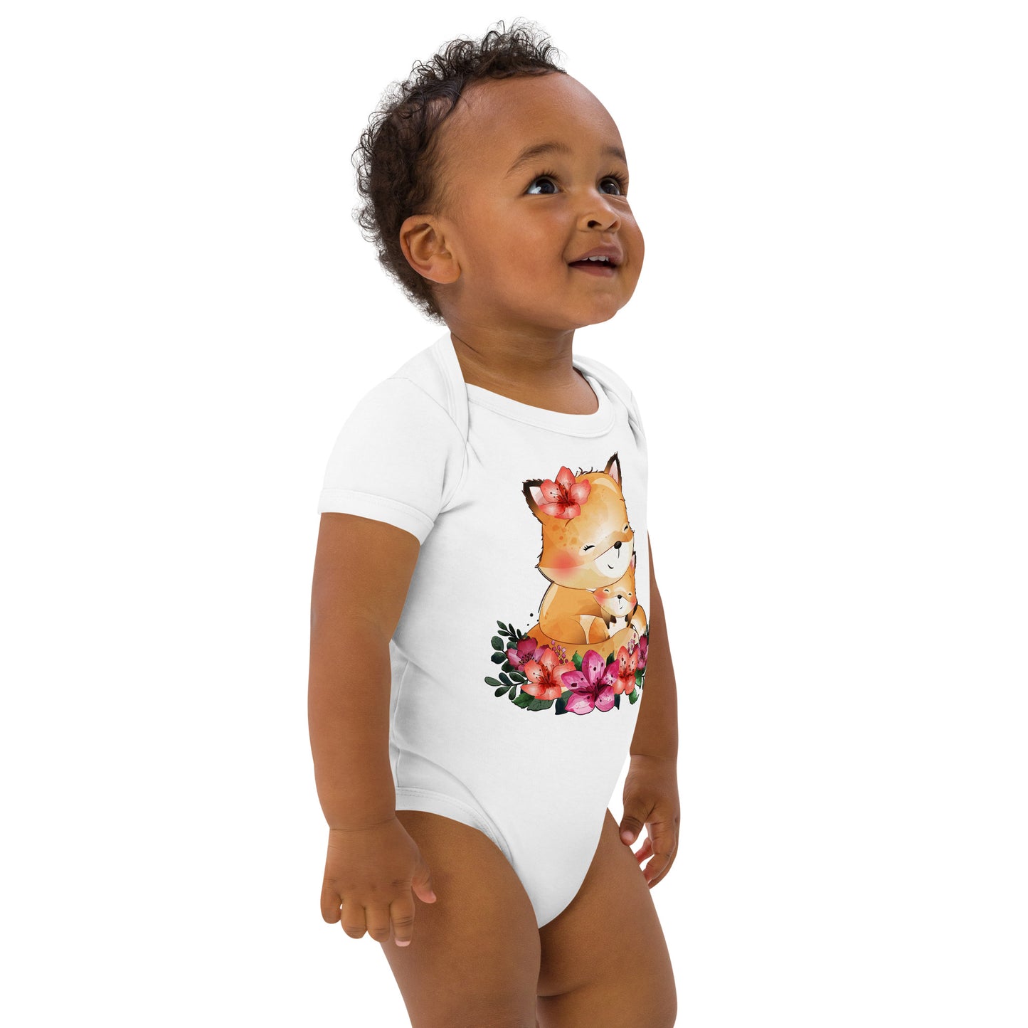 Cool Foxy Mom and Baby Bodysuit, No. 0078