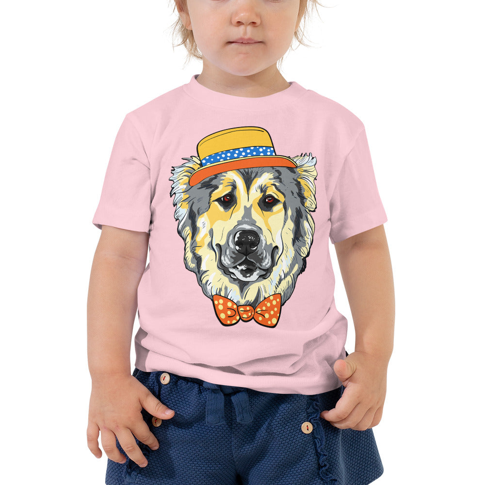Dog with Yellow Hut, T-shirts, No. 0238