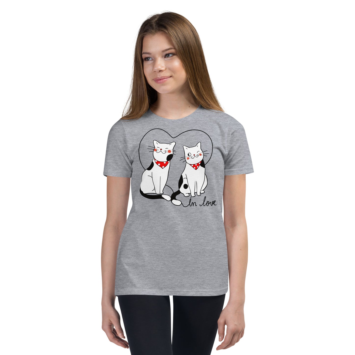 Couple Kitten Cats in Love T-shirt, No. 0137