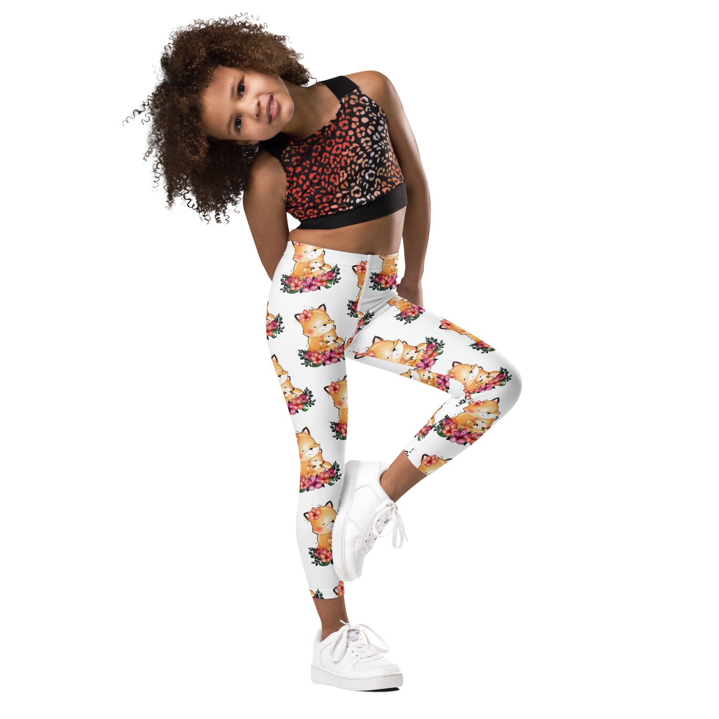 Cool Foxy Mom and Baby Leggings, No. 0078