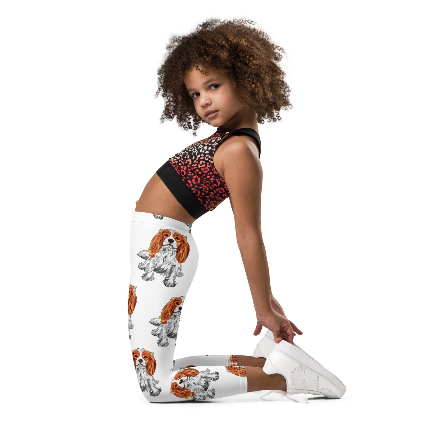 Cavalier King Charles Spaniel Dog Leggings, No. 0111